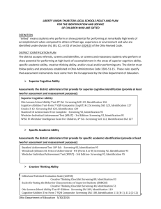 Board Policy IKEB-R - Liberty Union