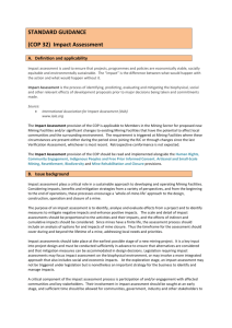 Impact Assessment