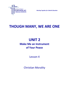 Unit 2 - Lesson 4, Morality