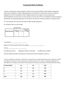 Categorical Data Problems - Department of Statistics