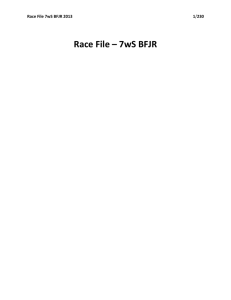 Race File – 7wS BFJR - Open Evidence Project