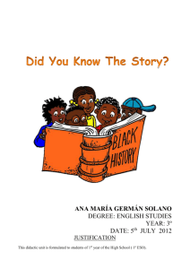 Did You Know The Story? ANA MARÍA GERMÁN