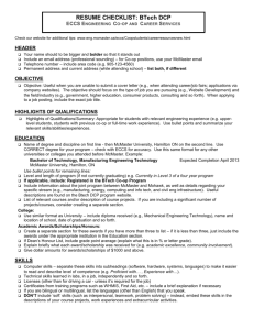 resume checklist
