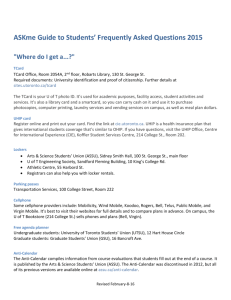 ASKme Guide to Students` FAQs 2015 - Student Life