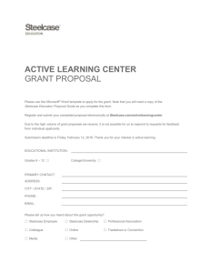 active learning center grant proposal