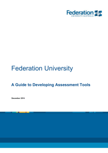 Developing Assessment Tools Guide