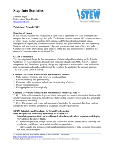 Word Format - American Statistical Association