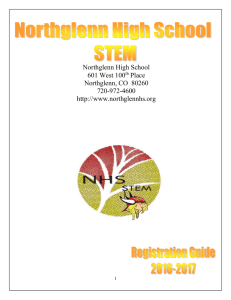 Registration Guide - Northglenn High School