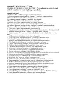 04 Balancing Equation HW Packet - SchoolWorld an Edline Solution