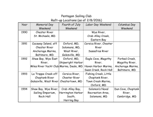 PSC Past Raft Up Locations