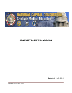 Administrative Handbook - Uniformed Services University of the