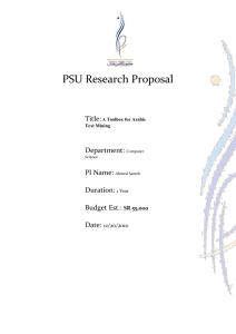 Arabicl-Template-PSU Research Proposal