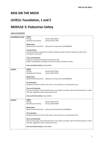 MODULE 3: Pedestrian Safety - Transport Accident Commission