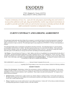 client contract and lodging agreement