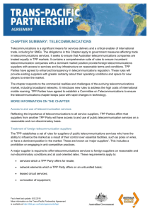 chapter summary: telecommunications