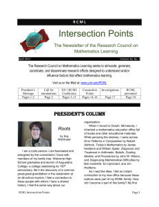 April 2011 Newsletter