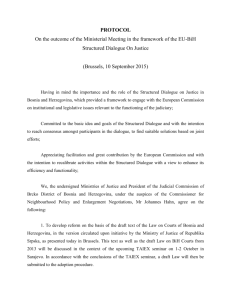 Protocol on the outcome of the Ministerial Meeting in the framework