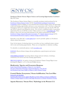 May 2015 Issue - Northwest Climate Science Center