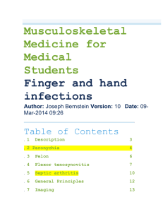 Finger and Hand Infections CM Edits