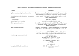 Table 1. Definitions of electrocardiographic and echocardiographic