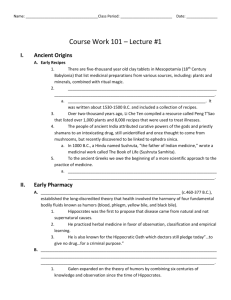 CW-101 Lecture #1 Notes Sheet