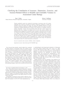 Putka, D., & Hoffman, B. J. (2013). Clarifying the Contribution of