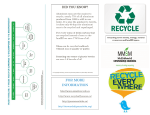sorting your recycling