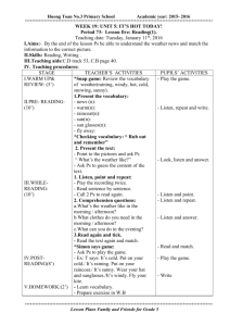 III.Teaching aids