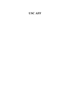 USC AFF - openCaselist 2012-2013