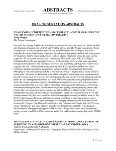 oral presentation abstracts - University of Illinois Springfield