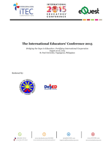 Bridging the Gaps in Education: Fortifying International Cooperation