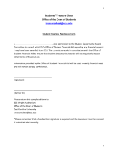 Student Financial Assistance Form