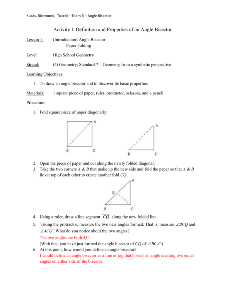 Angle Bisector