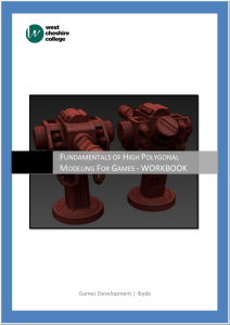 Fundamentals of High Polygonal Modeling For