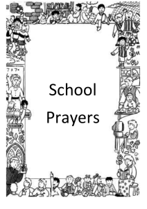 School Prayers Booklet Oct 13