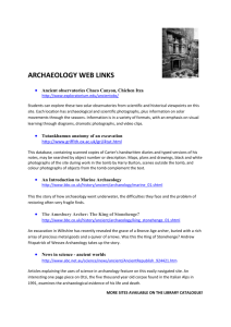archaeology web links