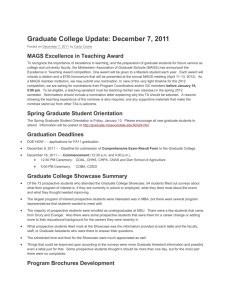 Updates - Graduate College