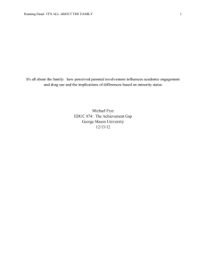 Achievement Gap Final Paper - Gmu