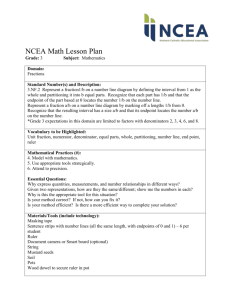 NCEA Math Lesson Plan Grade: 3 Subject: Mathematics Domain