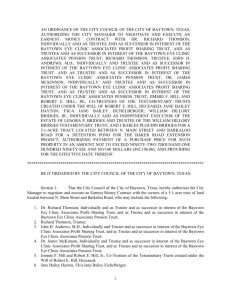 AN ORDINANCE OF THE CITY COUNCIL OF THE CITY OF
