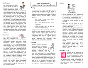 Repetitive Strain Injury