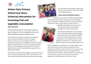 Universal Case Story – Fruit & Vegetables