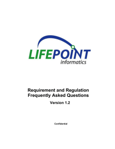 Requirement and Regulation