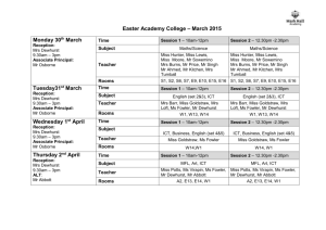 Updated Student Easter College