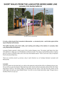 Lancaster & Morecambe Line – Short Station Walks