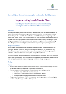 Implementing Local Climate Plans