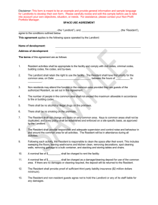 Sample Space Use Agreement