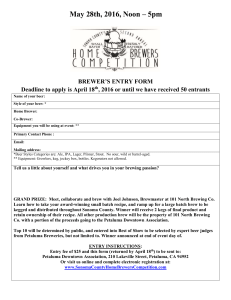 brewer`s entry form