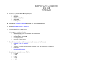 everyday math pacing guide 2012