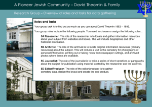David Theomin - Historic Cemeteries Conservation Trust of